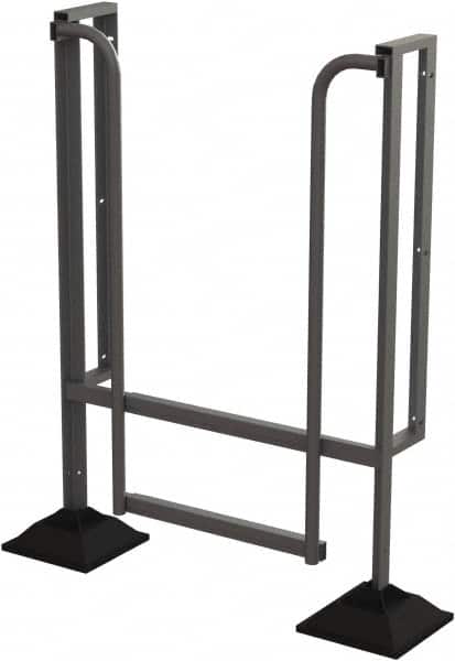 TRI-ARC - 62" 2 Step Configurable Rooftop Ladder - 90° Incline, 500 Lb Capacity, 20" Platform Height, 52-1/4" Base Width x 26" Base Depth, Perforated Tread - Benchmark Tooling