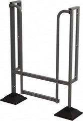 TRI-ARC - 62" 2 Step Configurable Rooftop Ladder - 90° Incline, 500 Lb Capacity, 20" Platform Height, 52-1/4" Base Width x 26" Base Depth, Perforated Tread - Benchmark Tooling