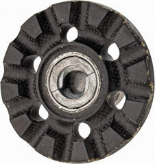 3M - 2" Diam Disc Backing Pad - 1/4" Shank Diam, Hard Density, 20,000 RPM, Roloc TS Compatible - Benchmark Tooling