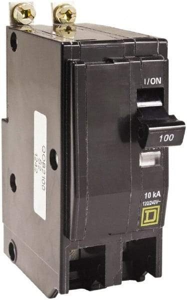 Square D - 125 Amp, 240 VAC, 2 Pole, Bolt On Miniature Circuit Breaker - 4-2/0 AWG - Benchmark Tooling