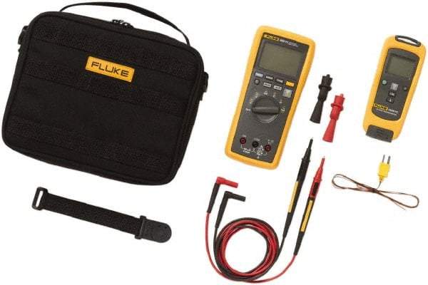 Fluke - 6 Piece, FC Wireless Temperature Kit - 1,000 Volt Max, LCD Display - Benchmark Tooling