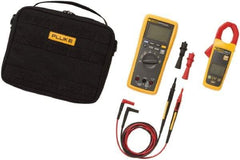 Fluke - 4 Piece, FC Wireless AC Current Clamp Kit - 1,000 Volt Max, LCD Display - Benchmark Tooling