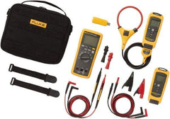 Fluke - 9 Piece, FC Series Wireless Multimeter Kit - 1,000 Volt Max, LCD Display - Benchmark Tooling