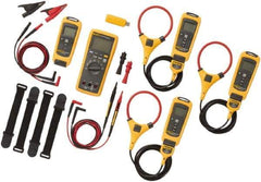 Fluke - 9 Piece, FC Series Wireless Multimeter Kit - 1,000 Volt Max, LCD Display - Benchmark Tooling