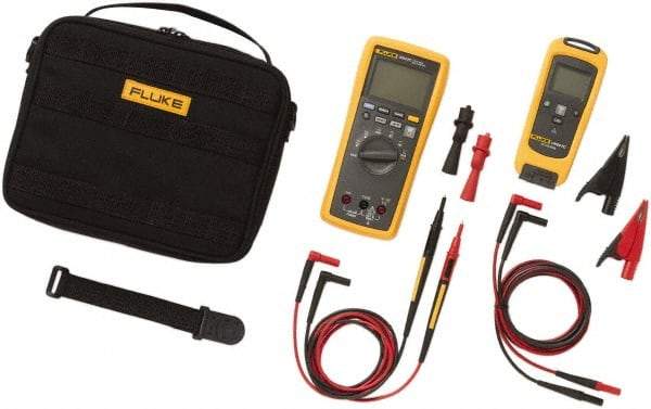 Fluke - 7 Piece, FC Wireless AC Voltage Kit - 1,000 Volt Max, LCD Display - Benchmark Tooling