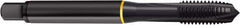 Guhring - 1/4-20 UNC, 3 Flute, Oxide Finish, Cobalt Spiral Point Tap - Plug Chamfer, Right Hand Thread, 2-1/2" OAL, 0.629" Thread Length, 0.255" Shank Diam, 2B/3B Class of Fit, Series 4402 - Exact Industrial Supply