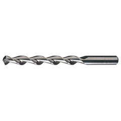 W RHS / RHC HSS 135 Degree Split Point Deep Hole Parabolic Drill - Bright - Exact Industrial Supply