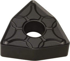 Hertel - WNMG431 LR Grade HC1250T Carbide Turning Insert - 80° Trigon, 1/2" Inscr Circle, 3/16" Thick, 1/64" Corner Radius - Benchmark Tooling