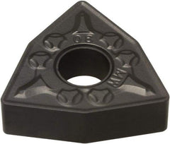 Hertel - WNMG332 LW Grade HC1150T Carbide Turning Insert - 80° Trigon, 3/8" Inscr Circle, 3/16" Thick, 1/32" Corner Radius - Benchmark Tooling
