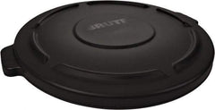 Rubbermaid - Round Lid for Use with 32 Gal Round Trash Cans - Black, Plastic, For Brute Trash Cans - Benchmark Tooling