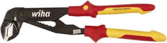 Wiha - 10" OAL, 2" Max Capacity, Water Pump Tongue & Groove Pliers - Straight Straight, Soft Grip Handles - Benchmark Tooling