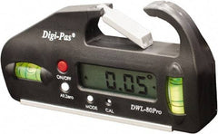 Digi-Pas - 90° Max Measurement Electronic Inclinometer - Pocket Sized, Digital - Benchmark Tooling