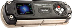 Digi-Pas - 7.4" Long, 0.000175" Graduation Sensitivity per 10", 0 Vials, Master Precision Level - Cast Iron (Base), 0.0003" Base Flatness, 2.4" Wide x 1-1/2" High - Benchmark Tooling