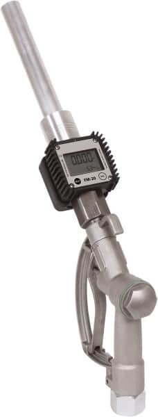 PRO-LUBE - Nozzle Repair Part - Contains Manual Fuel Nozzle fitted with Digital Turbine Fuel Meter, For Use with Gasoline & Diesel Fuel - Benchmark Tooling