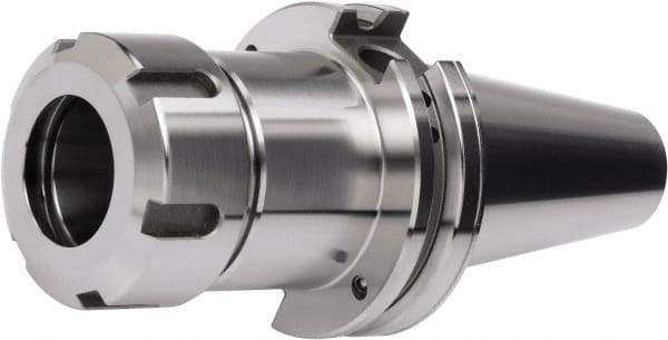 Accupro - 0.5mm to 10mm Capacity, 6" Projection, CAT50 Dual Contact Taper, ER16 Collet Chuck - 10" OAL - Exact Industrial Supply