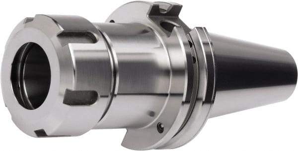 Accupro - 1.98mm to 19.98mm Capacity, 5" Projection, CAT40 Dual Contact Taper, ER32 Collet Chuck - 7-11/16" OAL - Exact Industrial Supply