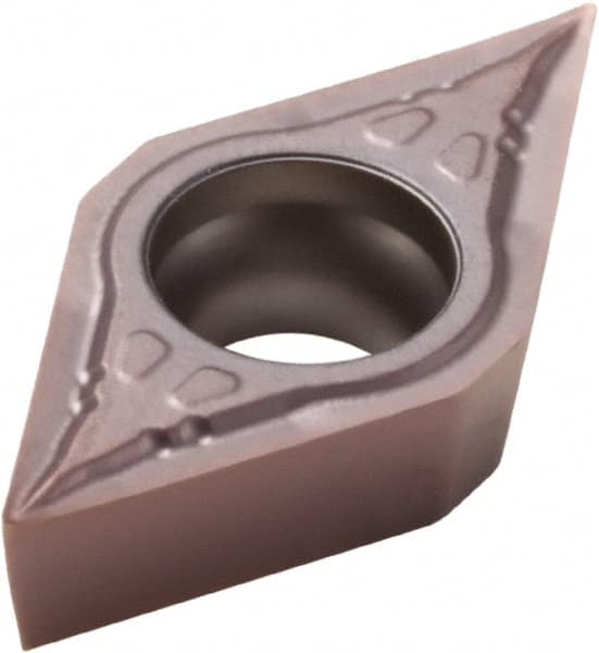 Seco - DCMT21.52 F1 Grade TP1020 Cermet Turning Insert - 55° Diamond, 1/4" Inscr Circle, 3/32" Thick, 1/32" Corner Radius - Benchmark Tooling