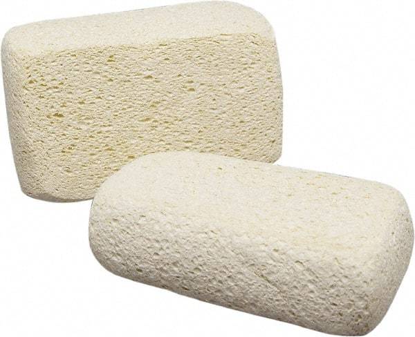 Ability One - 6-1/2" Long x 2.13" Wide x 1" Thick Scouring Sponge - Non-Abrasive, Tan - Benchmark Tooling