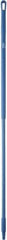 Vikan - 59 x 1-1/4" Fiberglass Squeegee Handle - European Threaded Connection, Blue - Benchmark Tooling