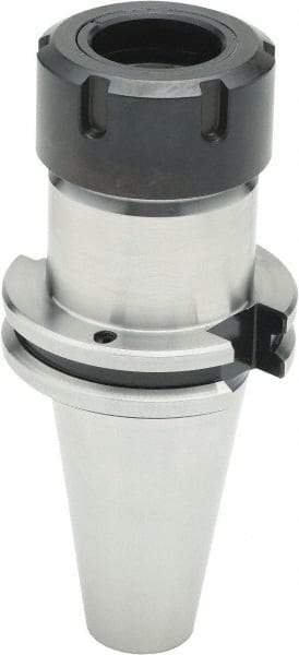 Parlec - 1mm to 13mm Capacity, 6.22" Projection, CAT40 Taper Shank, ER20 Collet Chuck - 8.91" OAL - Exact Industrial Supply
