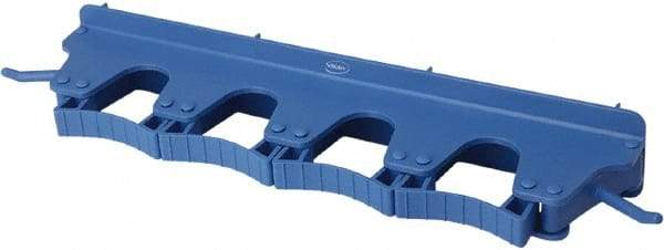 Vikan - 22 Lb Capacity, 3-5/32" Projection, Polypropylene/Rubber Wall Strip Organizer - 15-1/2" OAL - Benchmark Tooling