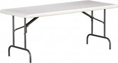 Ability One - 30" Long x 72" Wide x 29" High, Rectangular Folding Table - Platinum - Benchmark Tooling