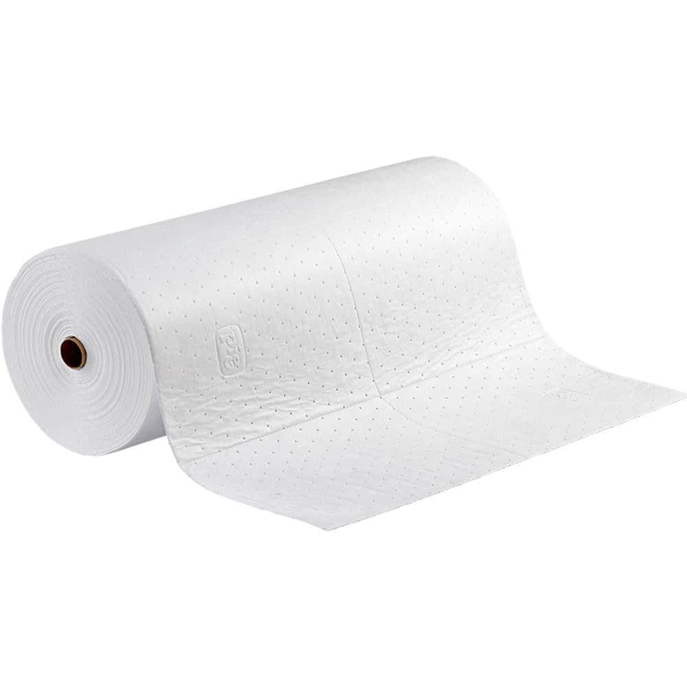 Pads, Rolls & Mats; Product Type: Roll; Application: Oil Only; Overall Length (Feet): 150.00; Total Package Absorption Capacity: 20.1 gal; Material: Polypropylene; Fluids Absorbed: Oil Based Liquids; Oil; Fuel; Absorbency Weight: Light; Width (Decimal Inc