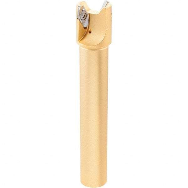 Iscar - 2.37, 2.42, 2.51" Cut Diam, 3/4" Arbor Hole, 2.5mm Max Depth of Cut, 42° Indexable Chamfer & Angle Face Mill - 4 Inserts, OE.. 060405\xB6OEMW 060405-AETN\xB6REMT 1505-LM-76 Insert, Right Hand Cut, 4 Flutes, Through Coolant, Series Heliocto - Benchmark Tooling
