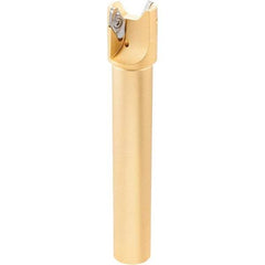 Iscar - 2.37, 2.42, 2.51" Cut Diam, 3/4" Arbor Hole, 2.5mm Max Depth of Cut, 42° Indexable Chamfer & Angle Face Mill - 4 Inserts, OE.. 060405\xB6OEMW 060405-AETN\xB6REMT 1505-LM-76 Insert, Right Hand Cut, 4 Flutes, Through Coolant, Series Heliocto - Benchmark Tooling