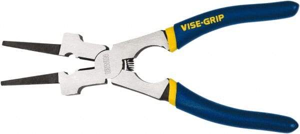 Irwin - 10" OAL, 2-3/4" Jaw Length x 3-1/2 Jaw Width, Side Cutting Welding Pliers - Combination Jaw - Benchmark Tooling