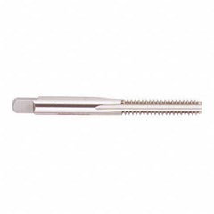 Regal Cutting Tools - #5-44 UNF 2B 3 Flute Bright Finish High Speed Steel Straight Flute Standard Hand Tap - Bottoming, Right Hand Thread, 1-15/16" OAL, 5/8" Thread Length, H2 Limit, Oversize - Benchmark Tooling