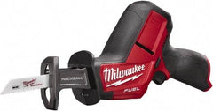 Milwaukee Tool - 12V, 0 to 3,000 SPM, Cordless Reciprocating Saw - 5/8" Stroke Length, 12" Saw Length, Lithium-Ion Batteries Not Included - Benchmark Tooling