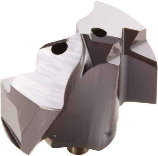 Seco - Series Crownloc, 0.6831" Diam Grade Micrograin 140° Replaceable Drill Tip - Carbide, TiAlN Finish - Benchmark Tooling