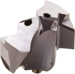 Seco - Series Crownloc, 0.6831" Diam Grade Micrograin 140° Replaceable Drill Tip - Carbide, TiAlN Finish - Benchmark Tooling