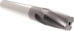 Allied Machine and Engineering - 1/4-18, 3/8-18 NPT, 0.305" Cutting Diam, 4 Flute, Solid Carbide Helical Flute Thread Mill - Internal/External Thread, 5/8" LOC, 3" OAL - Benchmark Tooling