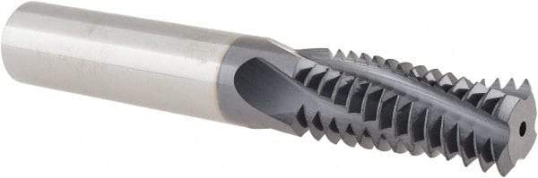 Allied Machine and Engineering - 7/8-9 UN, 0.62" Cutting Diam, 4 Flute, Solid Carbide Helical Flute Thread Mill - Internal/External Thread, 1-3/8" LOC, 4" OAL, 5/8" Shank Diam - Benchmark Tooling
