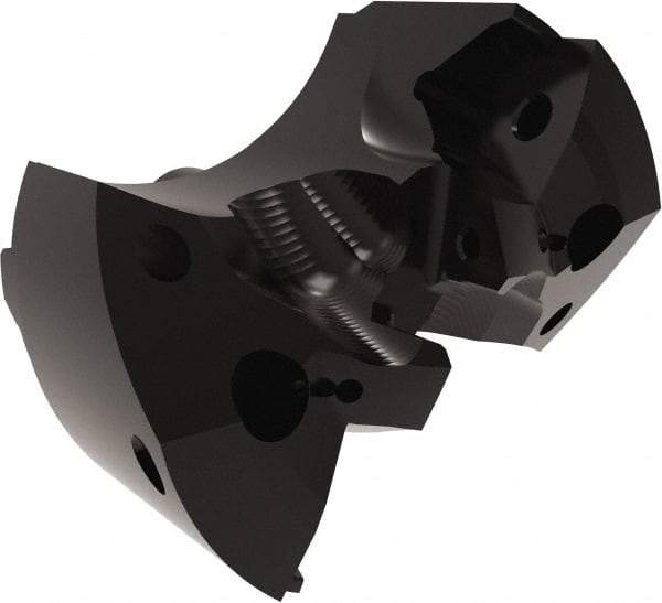 Allied Machine and Engineering - Series APX 57, 60.33mm Max Diam Pilot Insert Drill Head - GEN3SYS 22 Pilot Drill, 15/16" Pilot Drill Diam, 2 Nonpilot Inserts - Benchmark Tooling