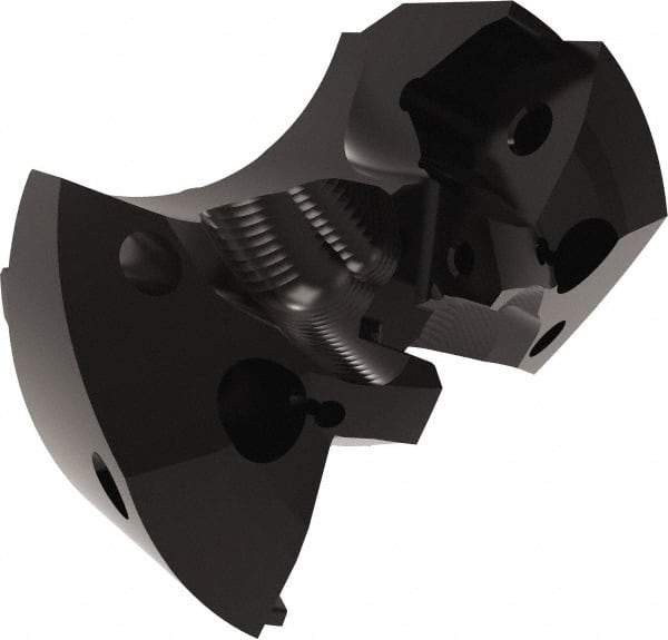 Allied Machine and Engineering - Series APX 51, 55.56mm Max Diam Pilot Insert Drill Head - GEN3SYS 22 Pilot Drill, 15/16" Pilot Drill Diam, 2 Nonpilot Inserts - Benchmark Tooling