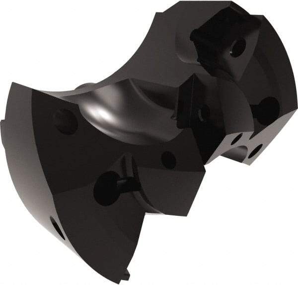 Allied Machine and Engineering - Series APX 63, 68.26mm Max Diam Pilot Insert Drill Head - T-A 2 Pilot Drill, 1-1/4" Pilot Drill Diam, 2 Nonpilot Inserts - Benchmark Tooling