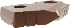 Allied Machine and Engineering - 1-1/4" Diam x 3/16" Thick, Seat Code 2, 90° Included Angle Spade Drill Insert - AM200 Coated, Cobalt, Grade Super Cobalt, Series T-A - Benchmark Tooling