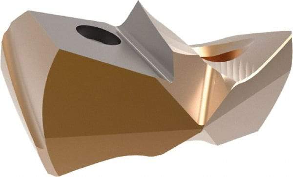 Allied Machine and Engineering - 14mm Diam, Seat Code 14, 140° Included Angle Spade Drill Insert - AM300 Coated, Carbide, Grade K35, Series GEN3SYS XT - Benchmark Tooling