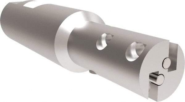 Allied Machine and Engineering - 0.969" Cut Diam, 1" Shank Diam, Internal/External Indexable Thread Mill - Multiple Insert Styles, 25.4mm Insert Size, Toolholder Style THP, 4 1/2" OAL - Benchmark Tooling