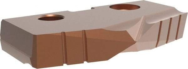 Allied Machine and Engineering - 1-1/2" Diam x 1/4" Thick, Seat Code 3, 150° Included Angle Spade Drill Insert - AM200 Coated, Cobalt, Grade Super Cobalt, Series T-A - Benchmark Tooling