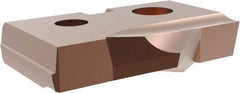 Allied Machine and Engineering - 14mm Diam x 1/8" Thick, Seat Code 0, 90° Included Angle Spade Drill Insert - AM200 Coated, Cobalt, Grade Super Cobalt, Series T-A - Benchmark Tooling
