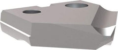 Allied Machine and Engineering - 24mm Diam x 5/32" Thick, Seat Code 1, 90° Included Angle Spade Drill Insert - TiCN Coated, Cobalt, Grade Super Cobalt, Series T-A - Benchmark Tooling