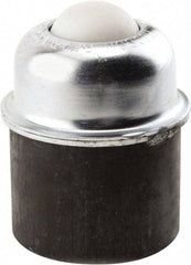 Hudson Bearing - 1-1/2 Inch Diameter, Round, Nylon Ball Transfer - 3 Inch Overall Diameter, 1.8125 Inch Mount Height, 250 Lb. Capacity - Benchmark Tooling