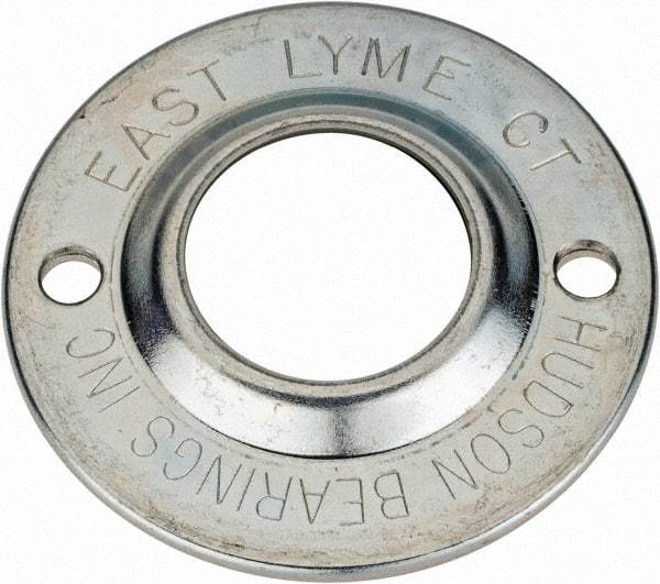 Hudson Bearing - 1 Inch Diameter, Round, Nylon Ball Transfer - 2-1/4 Inch Overall Diameter, 3/4 Inch Mount Height, 75 Lb. Capacity - Benchmark Tooling