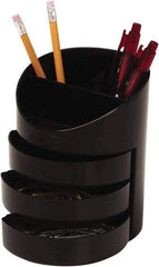 Rubbermaid - Black Desk Top Organizer - Plastic - Benchmark Tooling