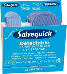 Medique - 2-9/16, 2-13/16" Long x 1-1/2, 3/4" Wide, Fingertip Self-Adhesive Bandage - Woven Fabric Bandage - Benchmark Tooling