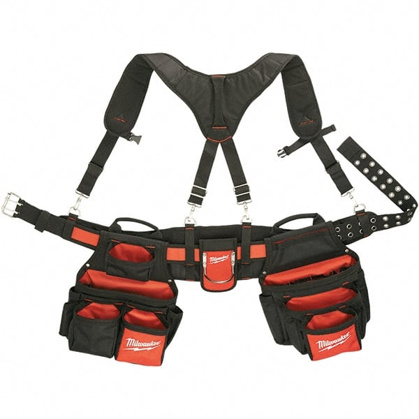 Milwaukee Tool - Tool Aprons & Tool Belts Tool Type: Tool Rig Minimum Waist Size: 30 - Benchmark Tooling